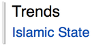1. TRENDS Button