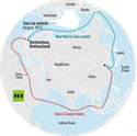 21st Century Silk Road Sea Lanes, North & South (RT)