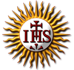 Ihs-logo - Ignatius Loyola (1491-1556). Spanish founder of Jesuit Order. Counter-Reformation. - ceiling - Vignola - Pope Francis I - st Peter's Basillaca - Rome - Reflections 2013