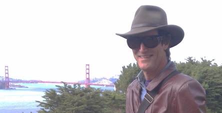 Laurens Battis at GGNRC w-Bridge in Background- Horizontal Format Edited