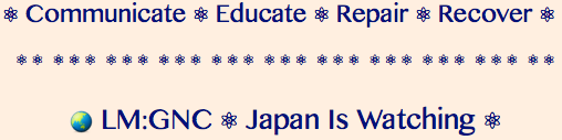 Pic 4. LMGNC, Japan is Watching