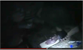 Pic 9.8.4.4. 20150425 BATALLION AZOV Crucifixtion w. Cross Burning !!! 18+ !!!.screenflow