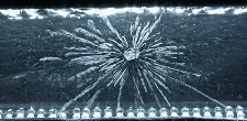 page 12 radiation being flung out from the uranium create snowflake-like patterns inside the cloud chamber, cloudylab