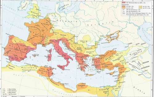 Roemisches-Reich-200-v, Rome c.200BC