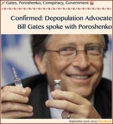 TITLE- Gates, Poroshenko; Conspiracy, Government