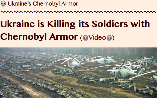 TITLE PLATE 2- ๐ Ukraineโs Chernobyl Armor